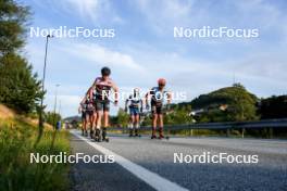 01.08.2024, Sandnes, Norway (NOR): Ireneu Esteve Altimiras (AND), Henrik Arntzen Joks (NOR), (l-r) - BLINK24 Festival Cross-Country - Sandnes (NOR). www.nordicfocus.com. © Nordnes/NordicFocus. Every downloaded picture is fee-liable.