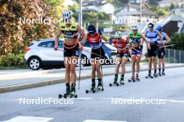 01.08.2024, Sandnes, Norway (NOR): Astrid Oeyre Slind (NOR), Heidi Weng (NOR), (l-r) - BLINK24 Festival Cross-Country - Sandnes (NOR). www.nordicfocus.com. © Manzoni/NordicFocus. Every downloaded picture is fee-liable.