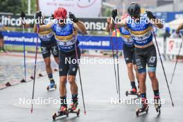 03.08.2024, Sandnes, Norway (NOR): Federico Pellegrino (ITA), Victor Cullet (FRA), (l-r) - BLINK24 Festival Cross-Country - Sandnes (NOR). www.nordicfocus.com. © Manzoni/NordicFocus. Every downloaded picture is fee-liable.