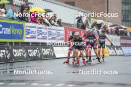 03.08.2024, Sandnes, Norway (NOR): Helene Marie Fossesholm (NOR), Julie Myhre (NOR), (l-r) - BLINK24 Festival Cross-Country - Sandnes (NOR). www.nordicfocus.com. © Nordnes/NordicFocus. Every downloaded picture is fee-liable.