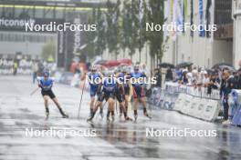 03.08.2024, Sandnes, Norway (NOR): Einar Hedegart (NOR), James Matthieu Clugnet (GBR), Lucas Chanavat (FRA), Aron Aakre Rysstad (NOR), Haavard Solaas Taugboel (NOR), (l-r) - BLINK24 Festival Cross-Country - Sandnes (NOR). www.nordicfocus.com. © Manzoni/NordicFocus. Every downloaded picture is fee-liable.