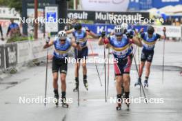 03.08.2024, Sandnes, Norway (NOR): Mathias Holbaek (NOR), Haavard Solaas Taugboel (NOR),(l-r) - BLINK24 Festival Cross-Country - Sandnes (NOR). www.nordicfocus.com. © Manzoni/NordicFocus. Every downloaded picture is fee-liable.