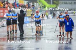 03.08.2024, Sandnes, Norway (NOR): Einar Hedegart (NOR), Aron Aakre Rysstad (NOR), Federico Pellegrino (ITA), Haavard Solaas Taugboel (NOR),  (l-r) - BLINK24 Festival Cross-Country - Sandnes (NOR). www.nordicfocus.com. © Manzoni/NordicFocus. Every downloaded picture is fee-liable.