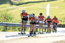 01.08.2024, Sandnes, Norway (NOR): Caterina Ganz (ITA), Nadine Faehndrich (SUI), (l-r) - BLINK24 Festival Cross-Country - Sandnes (NOR). www.nordicfocus.com. © Manzoni/NordicFocus. Every downloaded picture is fee-liable.