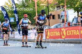 01.08.2024, Sandnes, Norway (NOR): Federico Pellegrino (ITA), Eddie Edstroem (SWE), (l-r) - BLINK24 Festival Cross-Country - Sandnes (NOR). www.nordicfocus.com. © Manzoni/NordicFocus. Every downloaded picture is fee-liable.