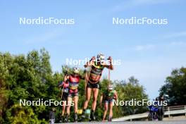 01.08.2024, Sandnes, Norway (NOR): Emilie Fleten (NOR), Astrid Oeyre Slind (NOR), (l-r) - BLINK24 Festival Cross-Country - Sandnes (NOR). www.nordicfocus.com. © Nordnes/NordicFocus. Every downloaded picture is fee-liable.