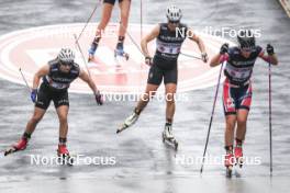 03.08.2024, Sandnes, Norway (NOR): Helene Marie Fossesholm (NOR), Amelie Hakonsen Ous (NOR), Mathilde Skjaerdalen Myhrvold (NOR), (l-r) - BLINK24 Festival Cross-Country - Sandnes (NOR). www.nordicfocus.com. © Manzoni/NordicFocus. Every downloaded picture is fee-liable.