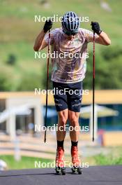 15.08.2024, Ulrichen, Switzerland (SUI): Janosch Brugger (GER) - Cross-Country summer training, Ulrichen (SUI). www.nordicfocus.com. © Manzoni/NordicFocus. Every downloaded picture is fee-liable.