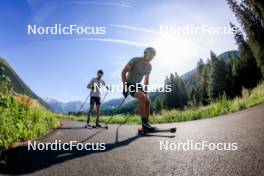 15.08.2024, Ulrichen, Switzerland (SUI): Lucas Boegl (GER) - Cross-Country summer training, Ulrichen (SUI). www.nordicfocus.com. © Manzoni/NordicFocus. Every downloaded picture is fee-liable.