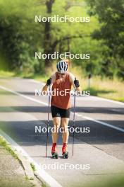 10.07.2024, Lavaze, Italy (ITA): Cyril Faehndrich (SUI) - Cross-Country summer training, Lavaze (ITA). www.nordicfocus.com. © Vanzetta/NordicFocus. Every downloaded picture is fee-liable.