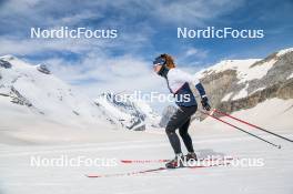 18.06.2024, Tignes, France (FRA): Mélissa Gal (FRA) - Cross-Country summer training, Tignes (FRA). www.nordicfocus.com. © Authamayou/NordicFocus. Every downloaded picture is fee-liable.