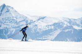 18.06.2024, Tignes, France (FRA): Delphine Claudel (FRA) - Cross-Country summer training, Tignes (FRA). www.nordicfocus.com. © Authamayou/NordicFocus. Every downloaded picture is fee-liable.