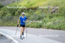 10.07.2024, Lavaze, Italy (ITA): Nadine Faehndrich (SUI) - Cross-Country summer training, Lavaze (ITA). www.nordicfocus.com. © Vanzetta/NordicFocus. Every downloaded picture is fee-liable.