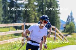 14.08.2024, Ulrichen, Switzerland (SUI): Jan Stoelben (GER) - Cross-Country summer training, Ulrichen (SUI). www.nordicfocus.com. © Manzoni/NordicFocus. Every downloaded picture is fee-liable.