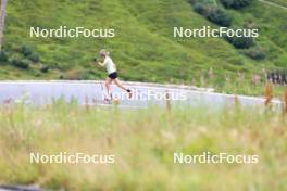 14.08.2024, Ulrichen, Switzerland (SUI): Victoria Carl (GER) - Cross-Country summer training, Ulrichen (SUI). www.nordicfocus.com. © Manzoni/NordicFocus. Every downloaded picture is fee-liable.