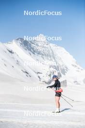 19.06.2024, Tignes, France (FRA): Flora Dolci (FRA) - Cross-Country summer training, Tignes (FRA). www.nordicfocus.com. © Authamayou/NordicFocus. Every downloaded picture is fee-liable.