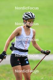 15.08.2024, Ulrichen, Switzerland (SUI): Lena Keck (GER) - Cross-Country summer training, Ulrichen (SUI). www.nordicfocus.com. © Manzoni/NordicFocus. Every downloaded picture is fee-liable.