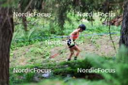 15.08.2024, Ulrichen, Switzerland (SUI): Katharina Hennig (GER) - Cross-Country summer training, Ulrichen (SUI). www.nordicfocus.com. © Manzoni/NordicFocus. Every downloaded picture is fee-liable.