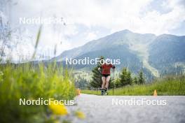 09.07.2024, Lavaze, Italy (ITA): Nadine Faehndrich (SUI) - Cross-Country summer training, Lavaze (ITA). www.nordicfocus.com. © Vanzetta/NordicFocus. Every downloaded picture is fee-liable.