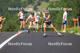 15.08.2024, Ulrichen, Switzerland (SUI): Lena Keck (GER) - Cross-Country summer training, Ulrichen (SUI). www.nordicfocus.com. © Manzoni/NordicFocus. Every downloaded picture is fee-liable.