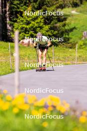 04.06.2024, Lenzerheide, Switzerland (SUI): Victoria Carl (GER) - Cross-Country training, Lenzerheide (SUI). www.nordicfocus.com. © Manzoni/NordicFocus. Every downloaded picture is fee-liable.