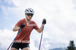 09.07.2024, Lavaze, Italy (ITA): Nadine Faehndrich (SUI) - Cross-Country summer training, Lavaze (ITA). www.nordicfocus.com. © Vanzetta/NordicFocus. Every downloaded picture is fee-liable.