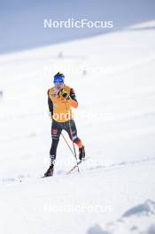 14.10.2024, Ramsau am Dachstein, Austria (AUT): Lucas Boegl (GER) - Cross-Country summer training, Dachsteinglacier, Ramsau am Dachstein (AUT). www.nordicfocus.com. © Manzoni/NordicFocus. Every downloaded picture is fee-liable.