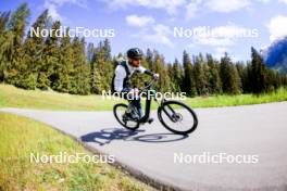 04.06.2024, Lenzerheide, Switzerland (SUI): Erik Braten Guidon (NOR), coach Team Switzerland - Cross-Country training, Lenzerheide (SUI). www.nordicfocus.com. © Manzoni/NordicFocus. Every downloaded picture is fee-liable.