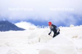 22.06.2024, Les Diablerets, Switzerland (SUI): Nicola Wigger (SUI) - Cross-Country summer training on the Glacier 3000, Les Diablerets (SUI). www.nordicfocus.com. © Manzoni/NordicFocus. Every downloaded picture is fee-liable.