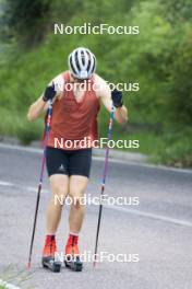 10.07.2024, Lavaze, Italy (ITA): Cyril Faehndrich (SUI) - Cross-Country summer training, Lavaze (ITA). www.nordicfocus.com. © Vanzetta/NordicFocus. Every downloaded picture is fee-liable.