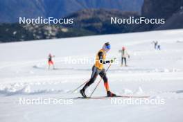 14.10.2024, Ramsau am Dachstein, Austria (AUT): Lucas Boegl (GER) - Cross-Country summer training, Dachsteinglacier, Ramsau am Dachstein (AUT). www.nordicfocus.com. © Manzoni/NordicFocus. Every downloaded picture is fee-liable.