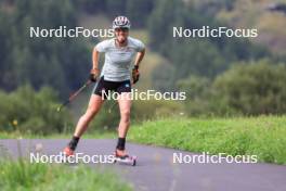 15.08.2024, Ulrichen, Switzerland (SUI): Victoria Carl (GER) - Cross-Country summer training, Ulrichen (SUI). www.nordicfocus.com. © Manzoni/NordicFocus. Every downloaded picture is fee-liable.