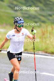 14.08.2024, Ulrichen, Switzerland (SUI): Katharina Hennig (GER) - Cross-Country summer training, Ulrichen (SUI). www.nordicfocus.com. © Manzoni/NordicFocus. Every downloaded picture is fee-liable.