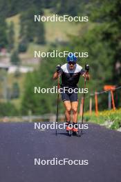 14.08.2024, Ulrichen, Switzerland (SUI): Anian Sossau (GER) - Cross-Country summer training, Ulrichen (SUI). www.nordicfocus.com. © Manzoni/NordicFocus. Every downloaded picture is fee-liable.