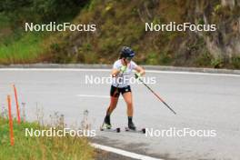 14.08.2024, Ulrichen, Switzerland (SUI): Katharina Hennig (GER) - Cross-Country summer training, Ulrichen (SUI). www.nordicfocus.com. © Manzoni/NordicFocus. Every downloaded picture is fee-liable.