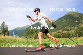 15.08.2024, Ulrichen, Switzerland (SUI): Jan Stoelben (GER) - Cross-Country summer training, Ulrichen (SUI). www.nordicfocus.com. © Manzoni/NordicFocus. Every downloaded picture is fee-liable.