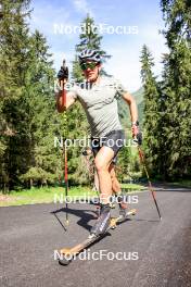 15.08.2024, Ulrichen, Switzerland (SUI): Lucas Boegl (GER) - Cross-Country summer training, Ulrichen (SUI). www.nordicfocus.com. © Manzoni/NordicFocus. Every downloaded picture is fee-liable.