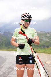 14.08.2024, Ulrichen, Switzerland (SUI): Victoria Carl (GER) - Cross-Country summer training, Ulrichen (SUI). www.nordicfocus.com. © Manzoni/NordicFocus. Every downloaded picture is fee-liable.