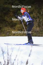 06.11.2024, Davos, Switzerland (SUI): Nadine Faehndrich (SUI) - Cross-Country training, snowfarming track, Davos (SUI). www.nordicfocus.com. © Manzoni/NordicFocus. Every downloaded picture is fee-liable.