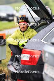 13.09.2024, Schiers, Switzerland (SUI): Jonas Baumann (SUI) - Cross-Country summer training, Lenzerheide (SUI). www.nordicfocus.com. © Manzoni/NordicFocus. Every downloaded picture is fee-liable.