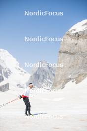 19.06.2024, Tignes, France (FRA): Richard Jouve (FRA) - Cross-Country summer training, Tignes (FRA). www.nordicfocus.com. © Authamayou/NordicFocus. Every downloaded picture is fee-liable.