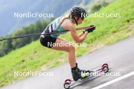 15.08.2024, Ulrichen, Switzerland (SUI): Lisa Lohmann (GER) - Cross-Country summer training, Ulrichen (SUI). www.nordicfocus.com. © Manzoni/NordicFocus. Every downloaded picture is fee-liable.