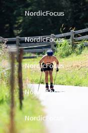 06.08.2024, Lenzerheide, Switzerland (SUI): Ilan Pittier (SUI) - Cross-Country summer training, Lenzerheide (SUI). www.nordicfocus.com. © Manzoni/NordicFocus. Every downloaded picture is fee-liable.