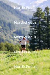 15.08.2024, Ulrichen, Switzerland (SUI): Friedrich Moch (GER) - Cross-Country summer training, Ulrichen (SUI). www.nordicfocus.com. © Manzoni/NordicFocus. Every downloaded picture is fee-liable.