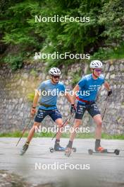 19.06.2024, Tignes, France (FRA): Théo Schely (FRA) - Cross-Country summer training, Tignes (FRA). www.nordicfocus.com. © Authamayou/NordicFocus. Every downloaded picture is fee-liable.