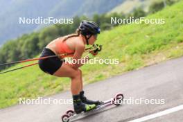 15.08.2024, Ulrichen, Switzerland (SUI): Katharina Hennig (GER) - Cross-Country summer training, Ulrichen (SUI). www.nordicfocus.com. © Manzoni/NordicFocus. Every downloaded picture is fee-liable.