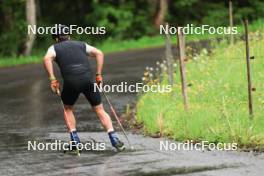 21.06.2024, Les Diablerets, Switzerland (SUI): Valerio Grond (SUI) - Cross-Country summer training, Les Diablerets (SUI). www.nordicfocus.com. © Manzoni/NordicFocus. Every downloaded picture is fee-liable.