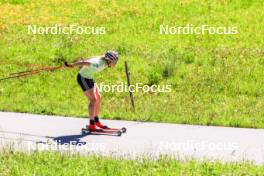 04.06.2024, Lenzerheide, Switzerland (SUI): Victoria Carl (GER) - Cross-Country training, Lenzerheide (SUI). www.nordicfocus.com. © Manzoni/NordicFocus. Every downloaded picture is fee-liable.