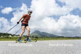 09.07.2024, Lavaze, Italy (ITA): Nadine Faehndrich (SUI) - Cross-Country summer training, Lavaze (ITA). www.nordicfocus.com. © Vanzetta/NordicFocus. Every downloaded picture is fee-liable.