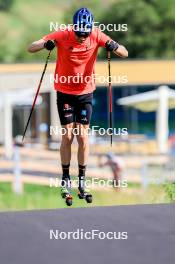 15.08.2024, Ulrichen, Switzerland (SUI): Albert Kuchler (GER) - Cross-Country summer training, Ulrichen (SUI). www.nordicfocus.com. © Manzoni/NordicFocus. Every downloaded picture is fee-liable.